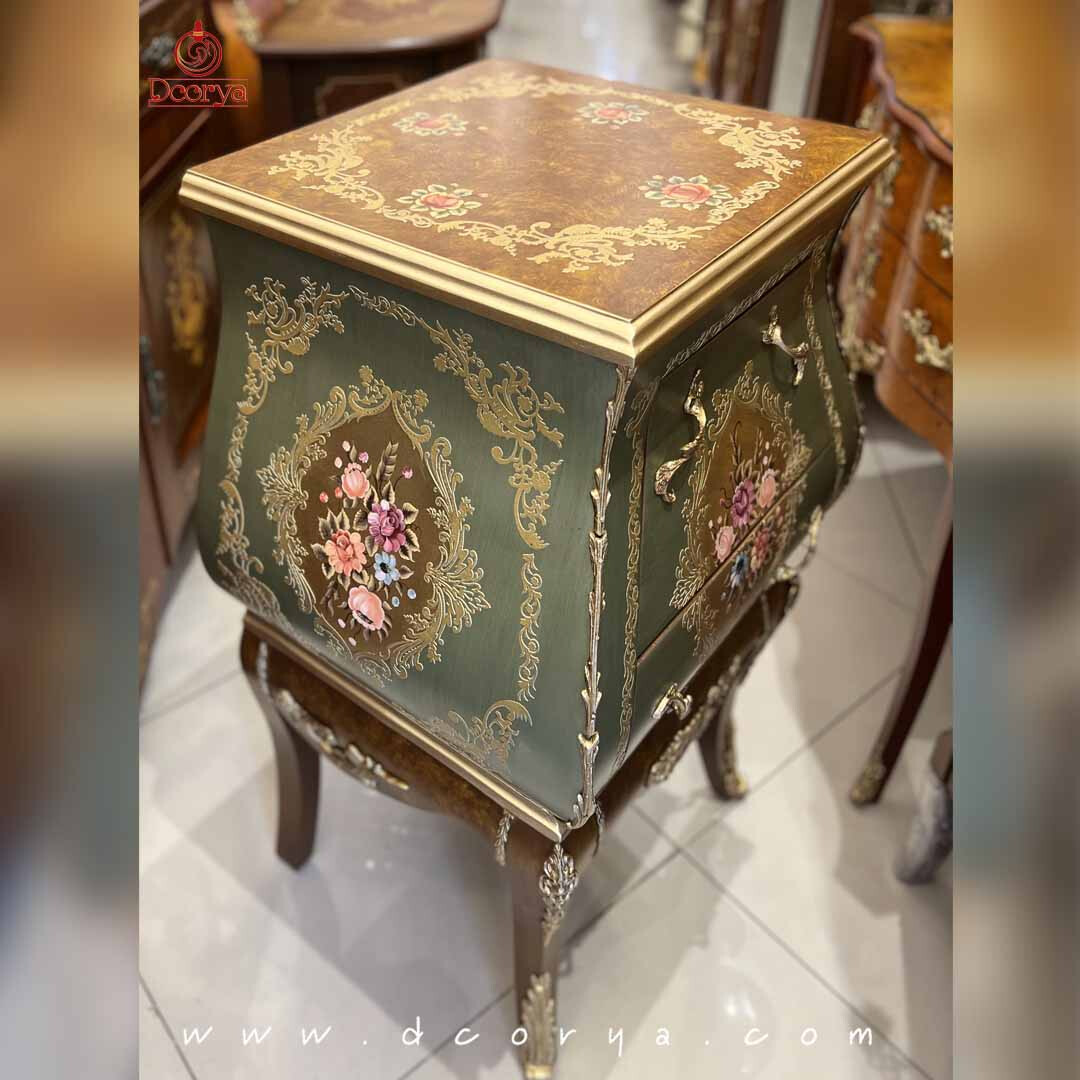 میز خمره ای نقاشی برنزخور