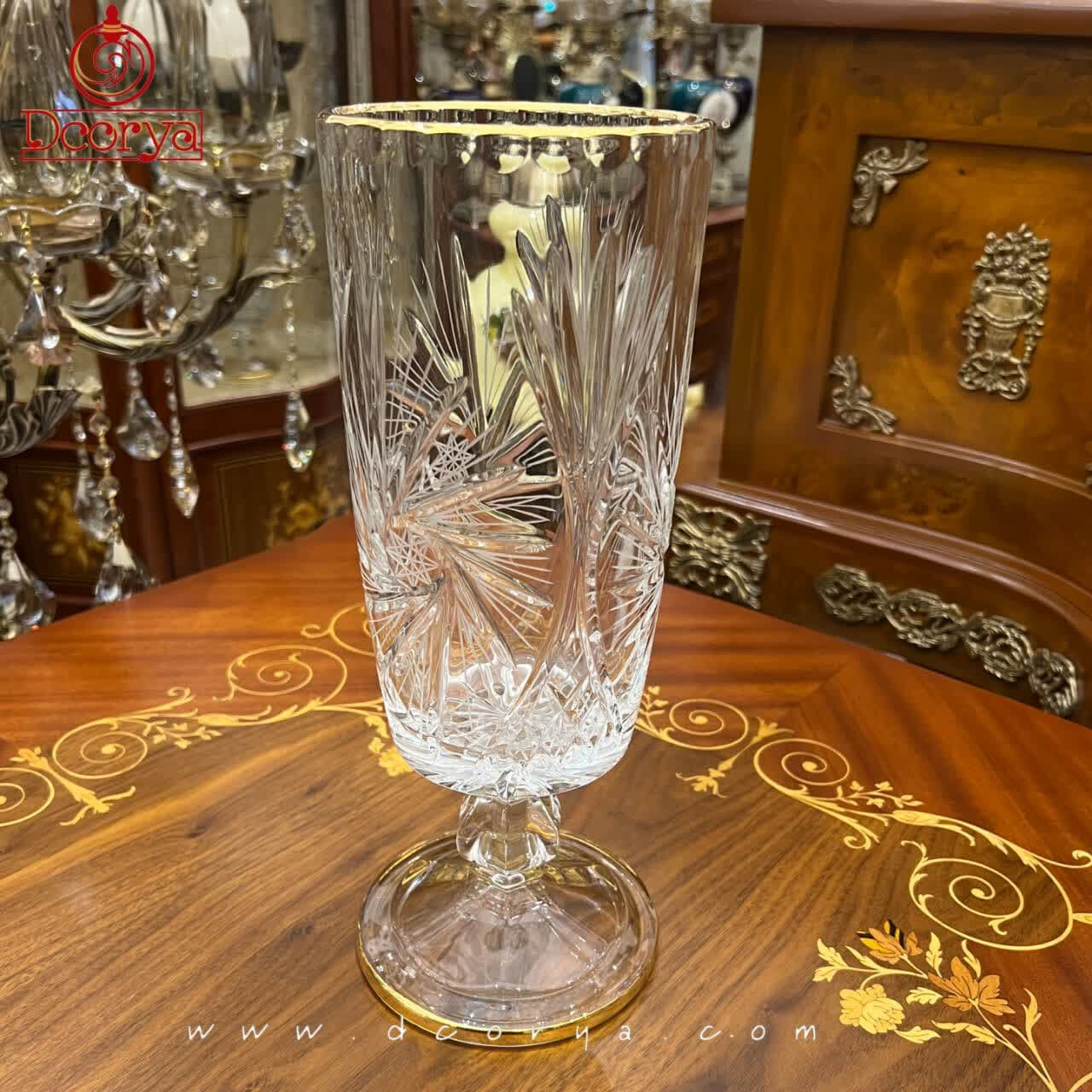 گلدان کریستال لهستان 004