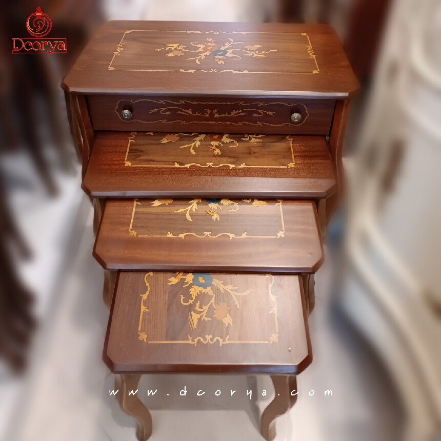میزعسلی چهار تیکه معرق MA001