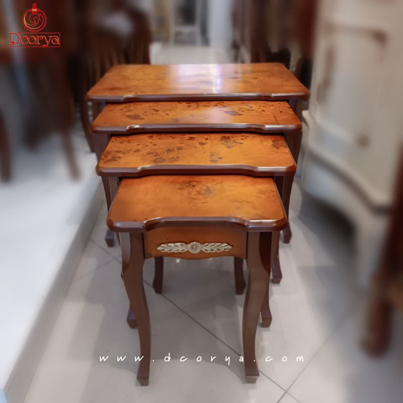 میزعسلی چهار تیکه معرق MA003