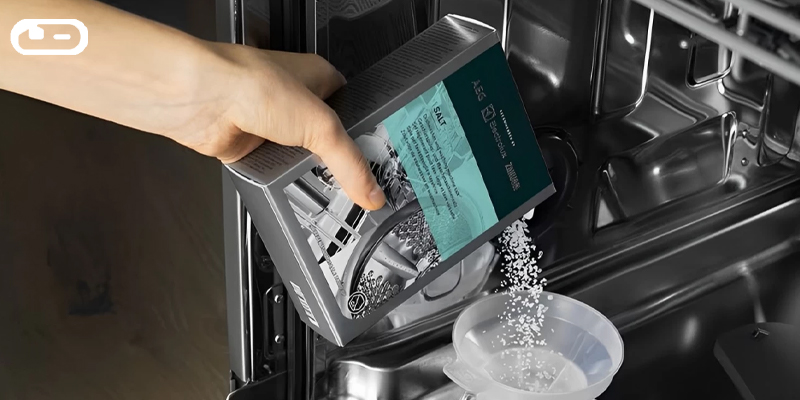 تاثیر کمبود نمک در روشن شدن چراغ ماشین ظرفشویی