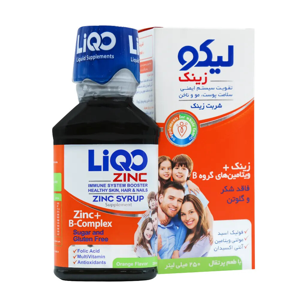 شربت لیکو زینک ابیان فارمد - ۲۵۰ میلی‌لیتر