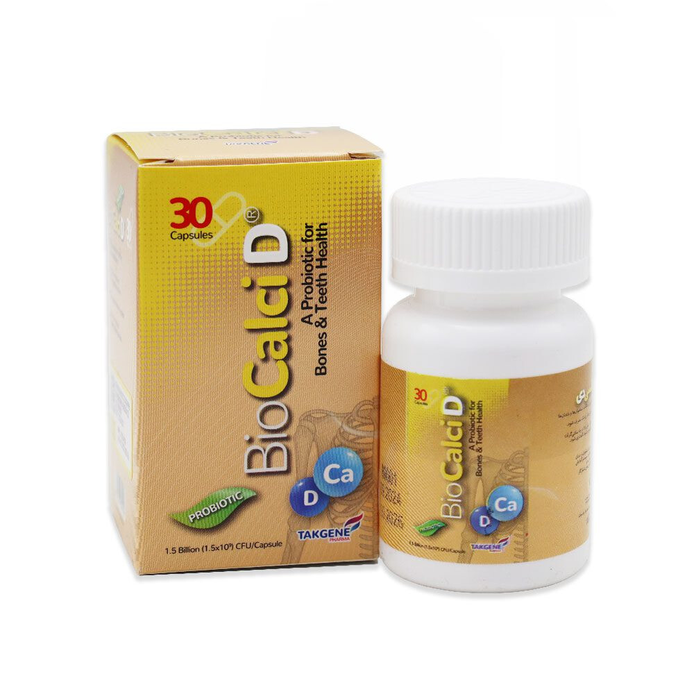کپسول بایو کلسی دی تک ژن فارما - ۳۰ عددی