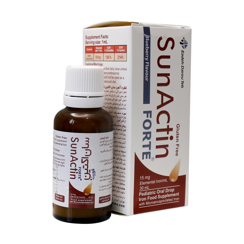 قطره آهن سان اکتین فورت ایده دارو - ۳۰ میلی‌لیتر