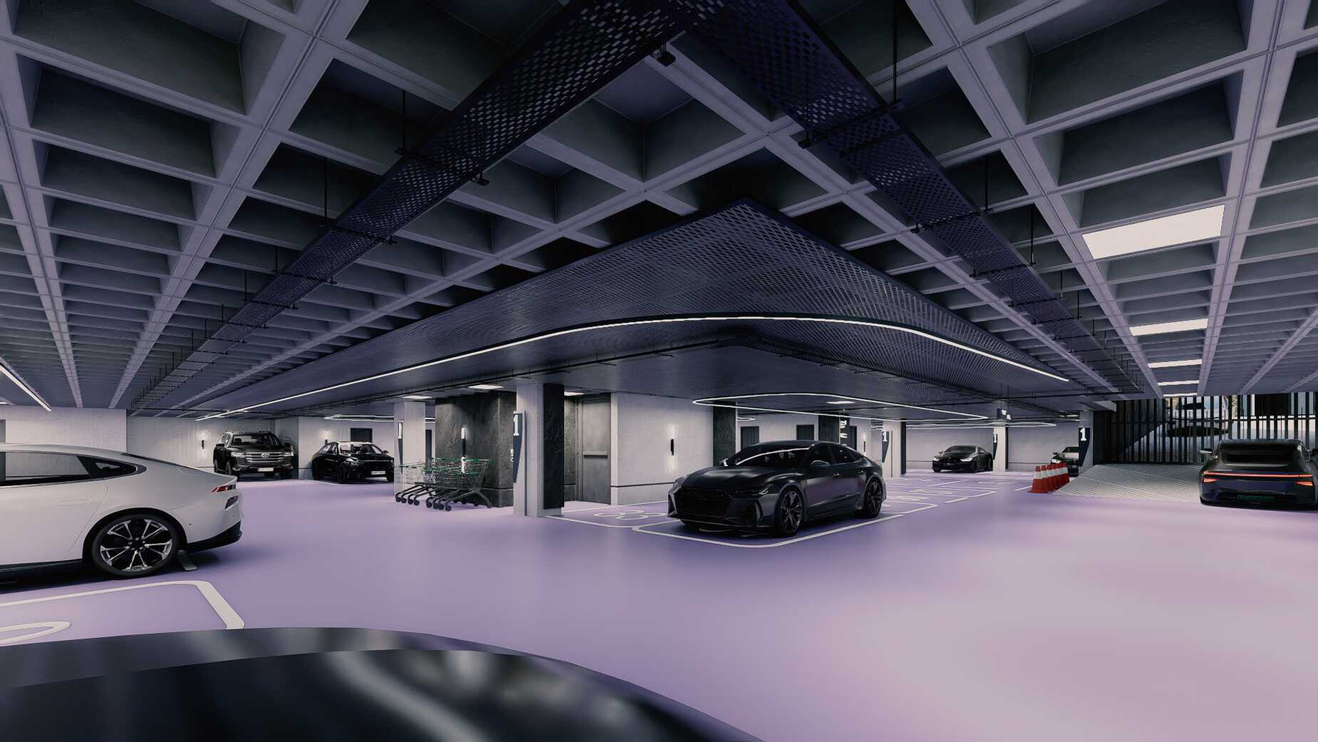 پارکینگ ساختمان حیات