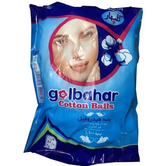 پنبه توپکی گلبهار 100 گرمی