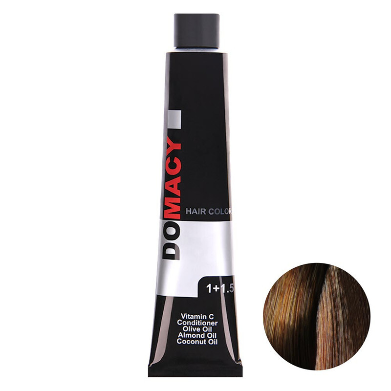 رنگ مو دوماسی کد 6.74(بلوند فندقی تیره)