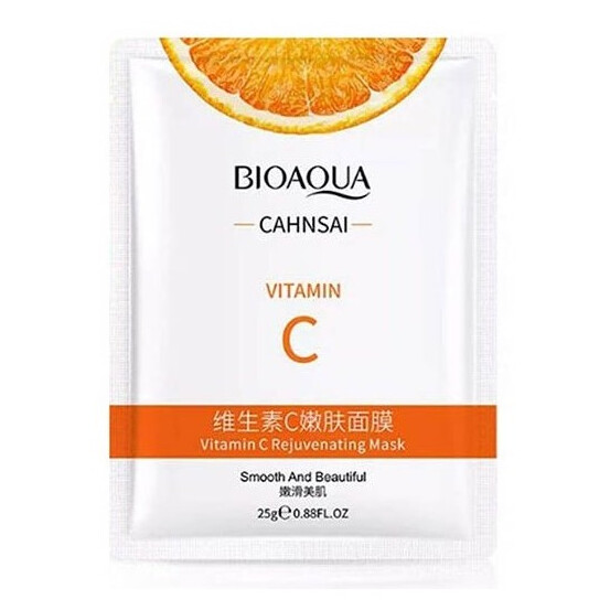 ماسک ورقه جوان کننده ویتامین C بیوآکوا