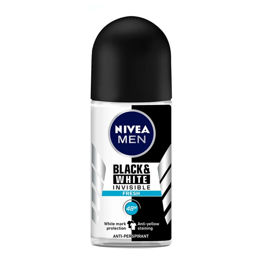 مام رول ضد تعریق مردانه نیوآ مدل BLACK & WHITE INVISIBLE FRESH