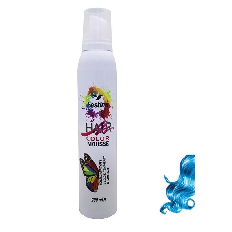 موس رنگی فستینا آبی