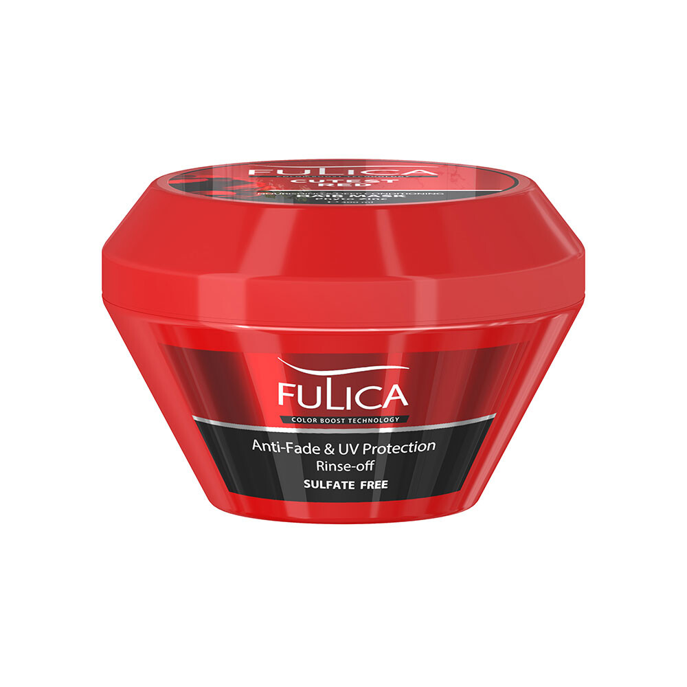 ماسک مو فاقد سولفات تقویت کننده و نرم کننده عمیق فولیکا مخصوص موهای قرمز