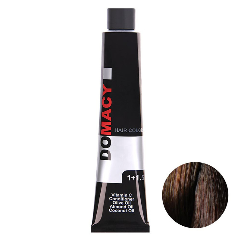 رنگ مو دوماسی کد 4.74(قهوه ای فندقی متوسط)