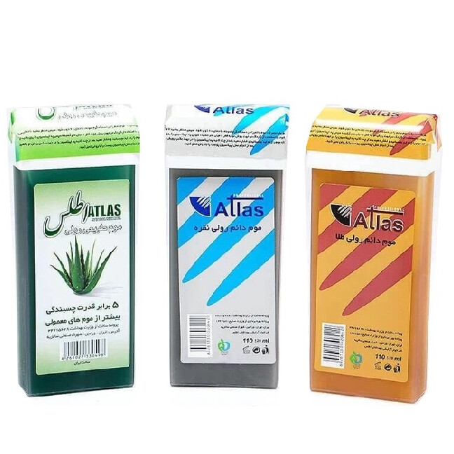 موم دائم خشابی رولی طلا اطلس 100 گرم