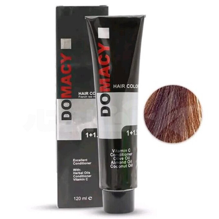 رنگ مو دوماسی کد 5.74(قهوه ای فندقی روشن)