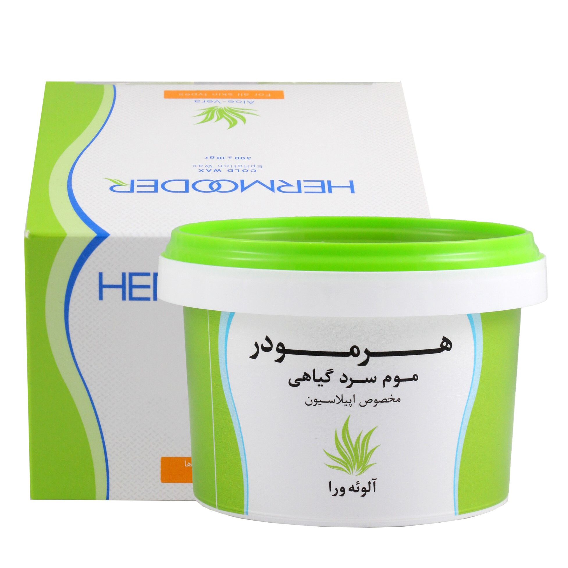موم سرد هرمودر حاوی عصاره آلوئه ورا وزن 300گرم