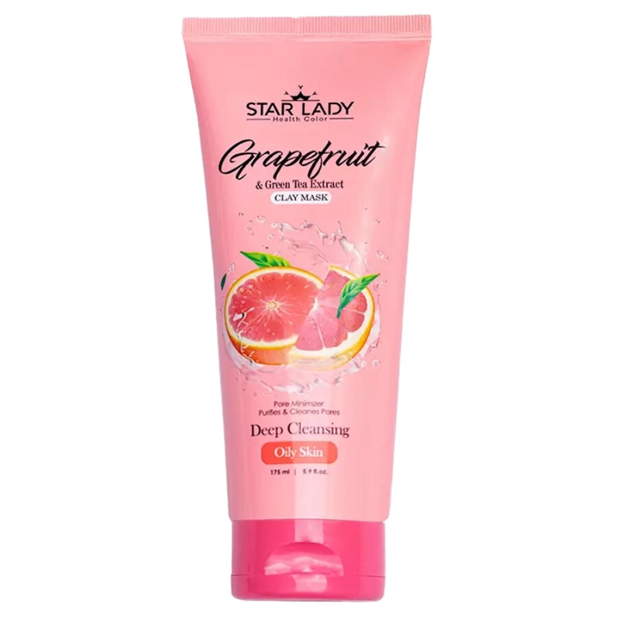 ماسک صورت استار لیدی رسی حاوی عصاره گریپ فروت و چای سبز 175 میل