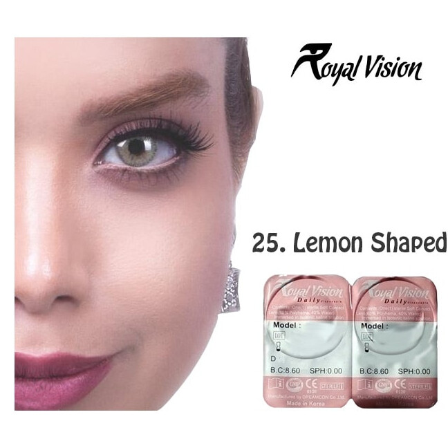 لنز رویال ویژن کد 25 (لیمویی شکل)
