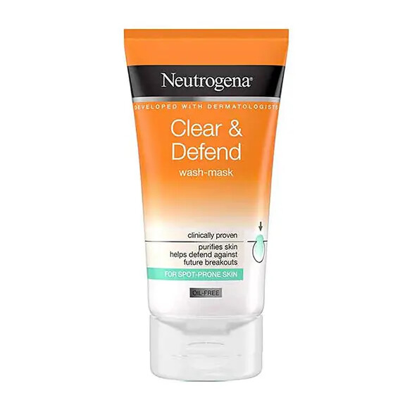 ماسک و شوینده صورت ضد جوش نوتروژینا 150ml