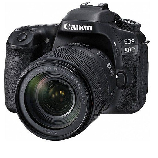 دوربین دیجیتال کانن مدل Eos 80D EF S به همراه لنز 18-135 میلی متر f/3.5-5.6 IS USM