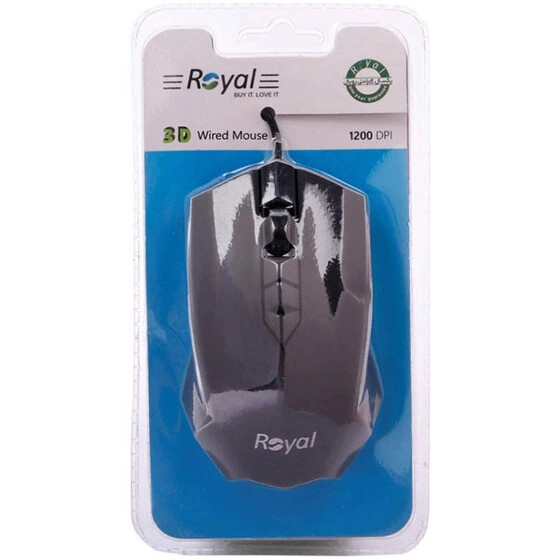 موس  Royal 229 Wired Mouse