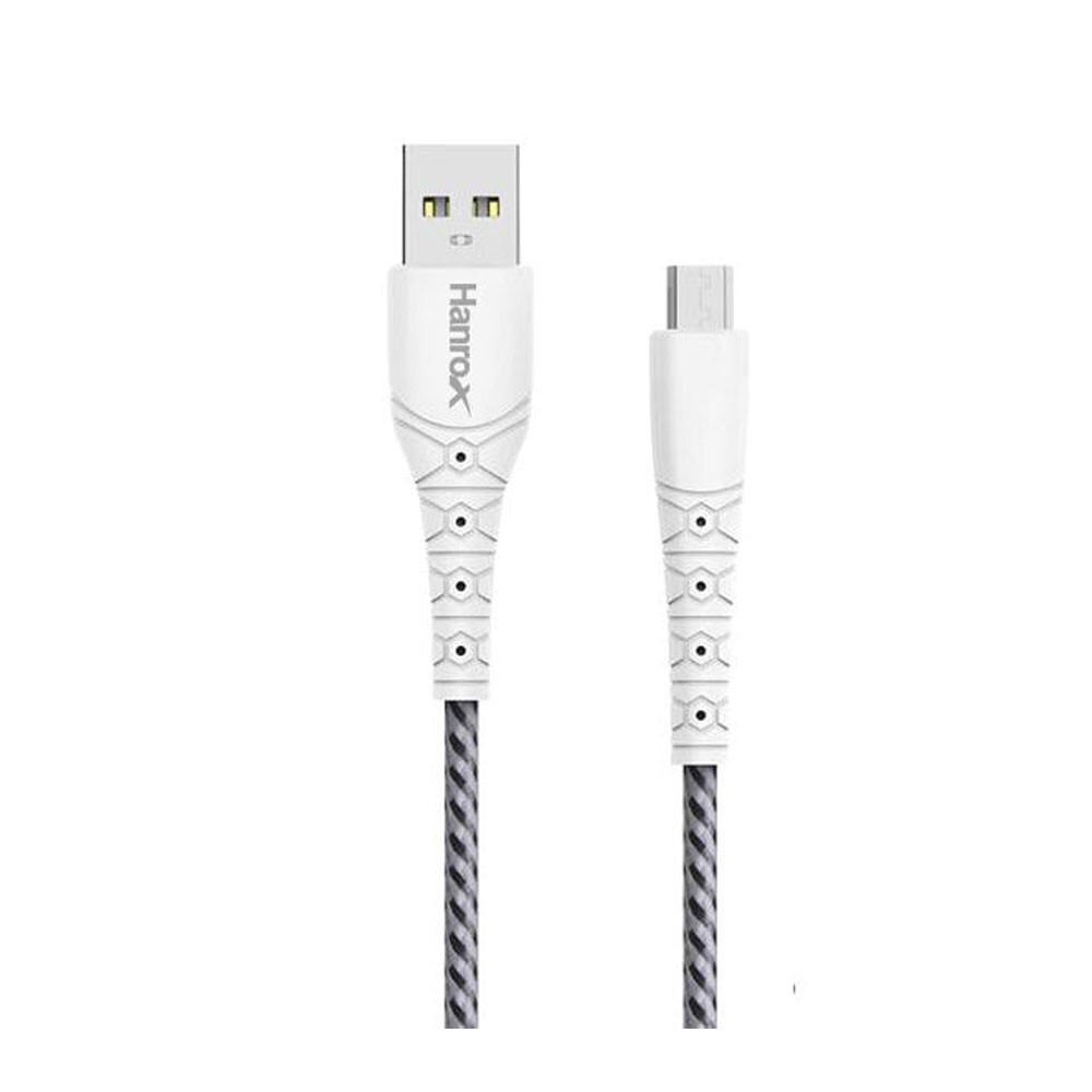 کابل تبدیل USB به microUSB هانروکس مدل C10 طول 1 متر