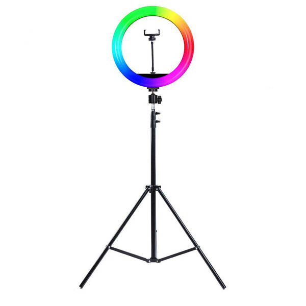 رینگ لایت موزیکال RGB-LED-M33k Music Model ( 33سانت 30 وات)