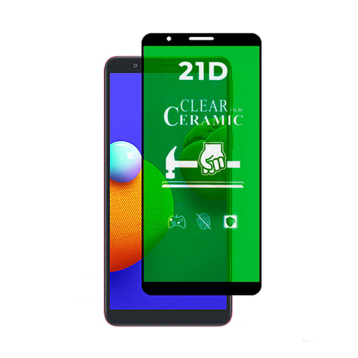گلس a01 core گلس M01 core نانو سرامیک تمام صفحه چسب سامسونگ Samsung A01 core گلس فول آ صفر یک کور نشکن