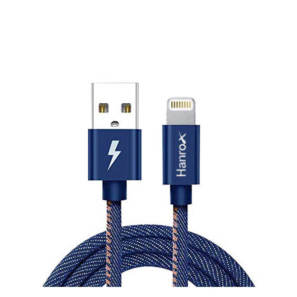 کابل تبدیل USB به لایتنینگ هانروکس مدل C80 طول 1 متر