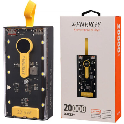 پاوربانک ایکس انرژی 20000 میلی آمپر مدل X822t