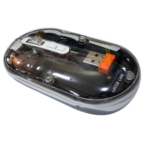 موس گرین لاین مدل transparent mouse lite