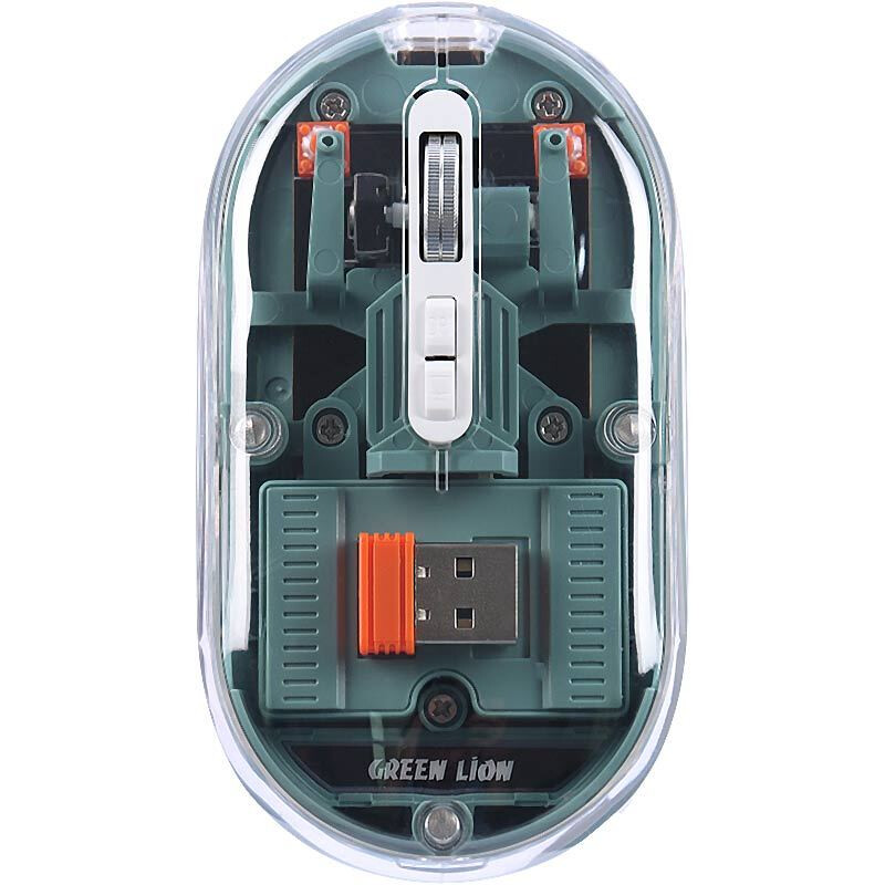 موس گرین لاین مدل transparent mouse lite