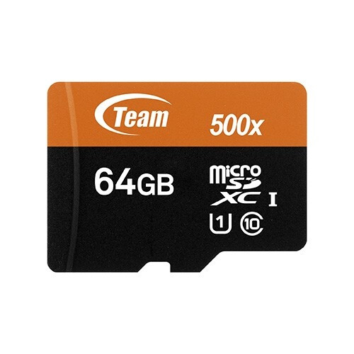 کارت حافظه microSDHC تیم گروپ کلاس 10 استاندارد UHS-I U1 سرعت  90MB/s ظرفیت 64 گیگابایت