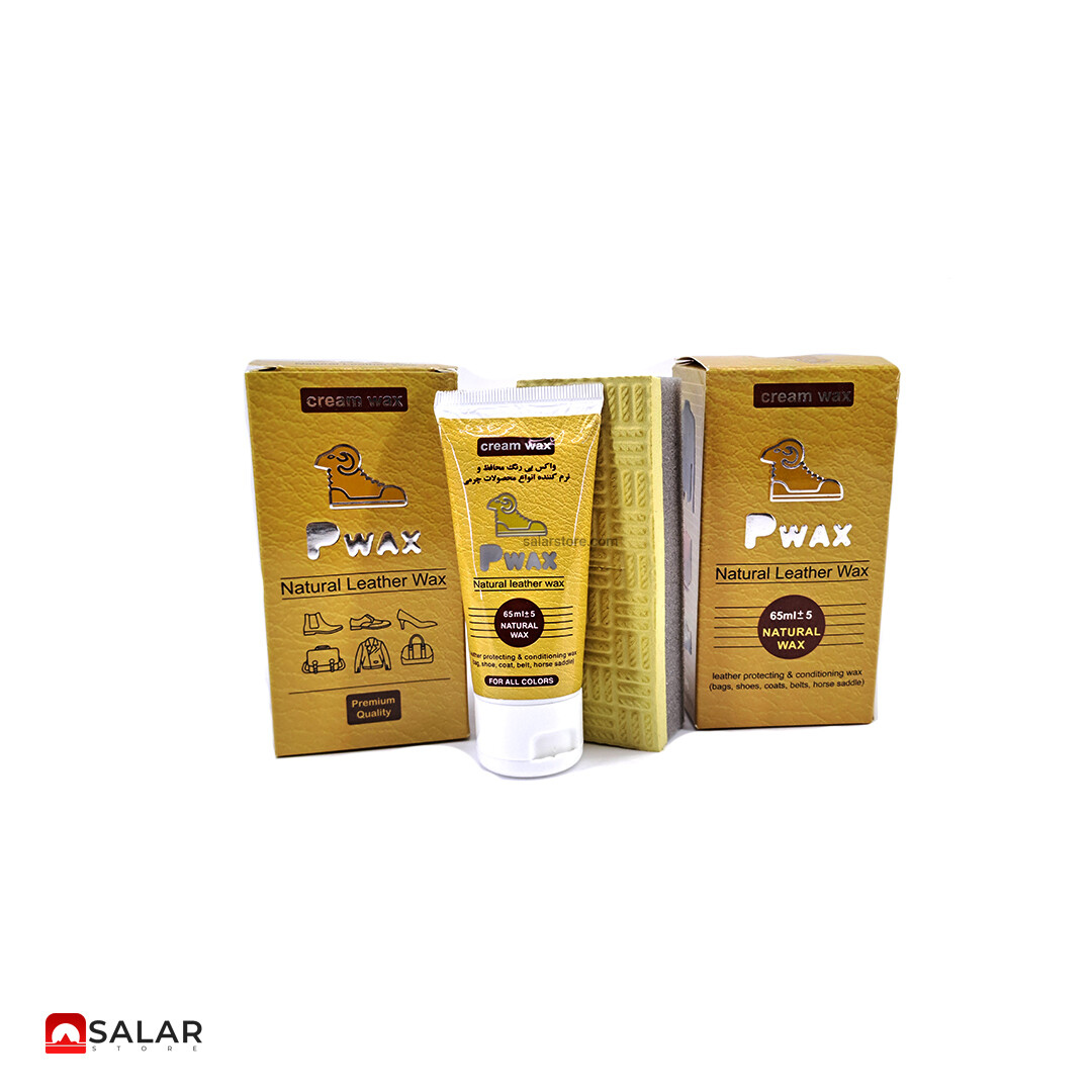 کرم واکس نگهدار چرم پی واکس pwax