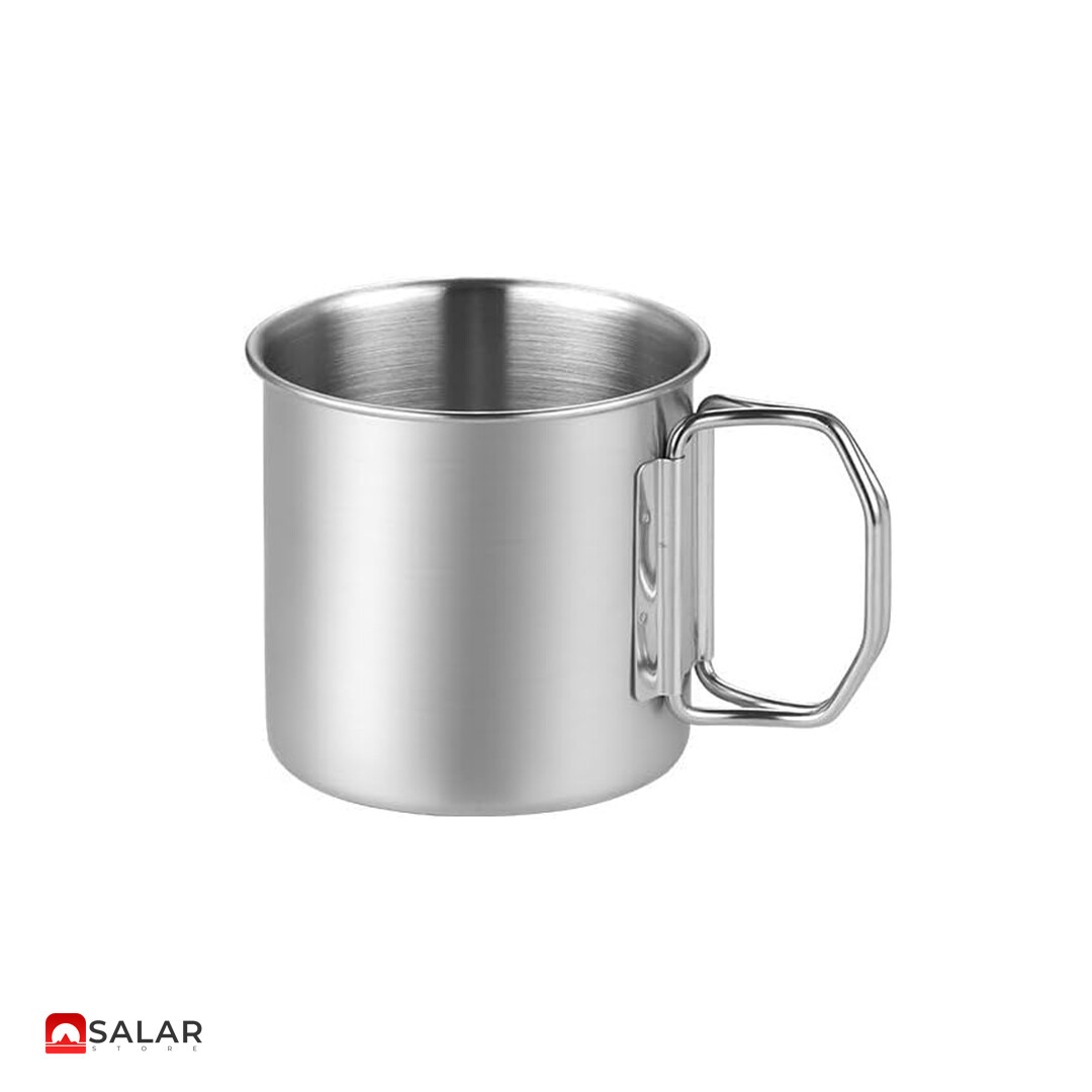 لیوان استیل پریموس دسته تاشو 304