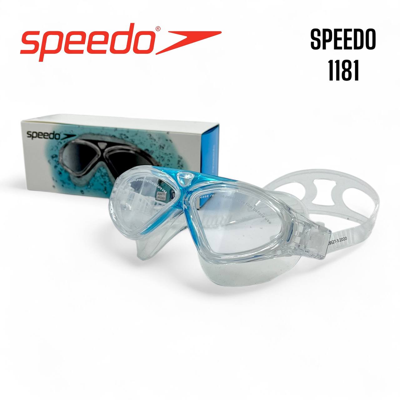 عینک شنا فریم بزرگ SPEEDO مدل 1181
