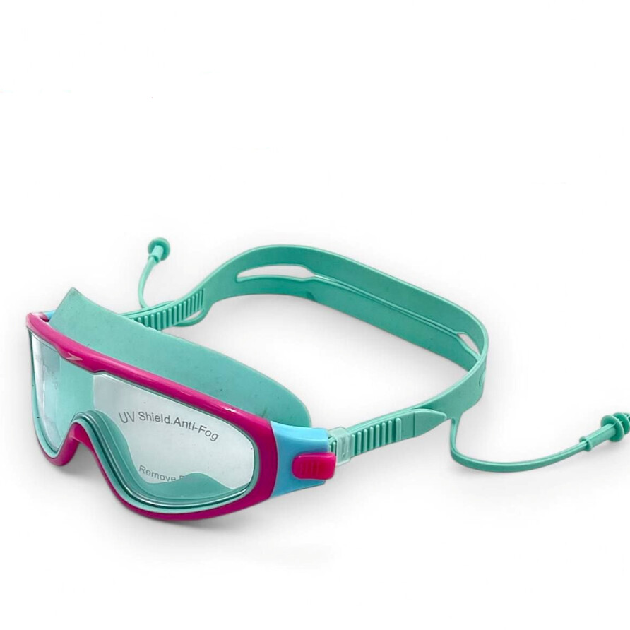 عینک شنا فریم بزرگ کودک و نوجوان SPEEDO مدل 2003 | ضد بخار، UV، فریم بزرگ و راحت