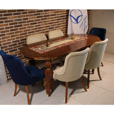 میز ناهارخوری مدل آنجل 8 نفره