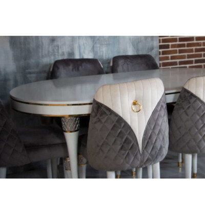 میز ناهارخوری مدل هوفر 8 نفره