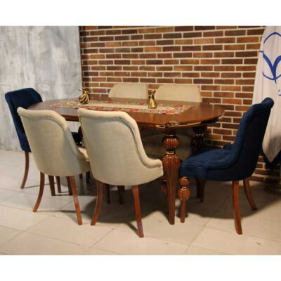 میز ناهارخوری مدل آنجل 8 نفره