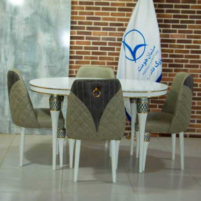 میز ناهارخوری مدل هوفر 8 نفره