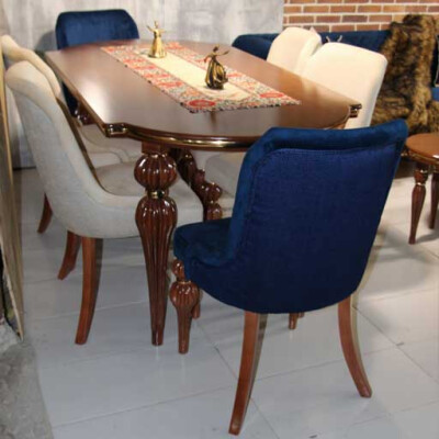 میز ناهارخوری مدل آنجل 8 نفره