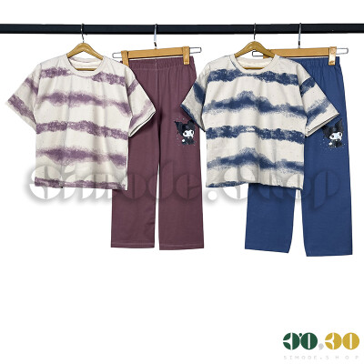 تیشرت شلوار 40-60 گربه دخترانه