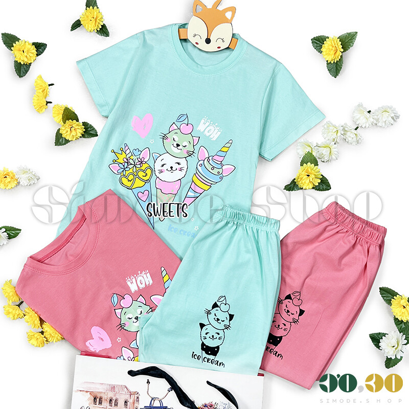 Blouses and shorts for girls