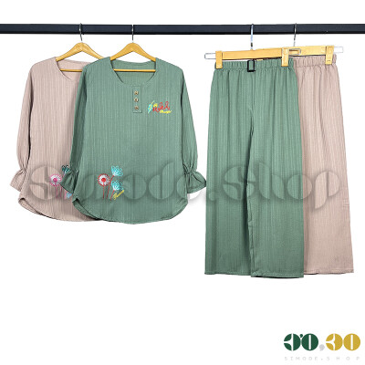 تونیک شلوار 55-60 گل دخترانه