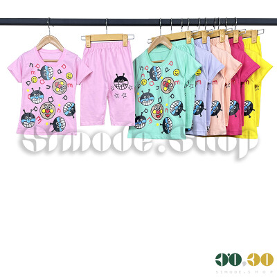 تیشرت شلوارک 35-40دخترانه استیکر