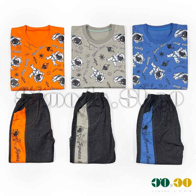 تیشرت شورت40/50پسرانه فضانورد