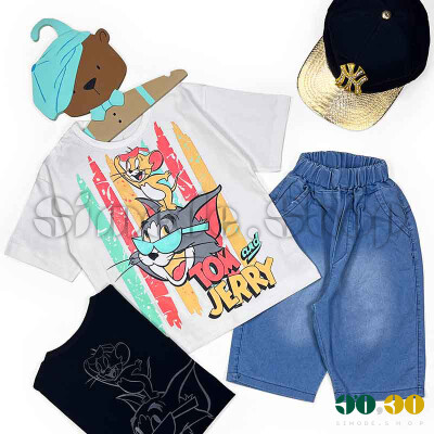 T-shirt and underwear for boys