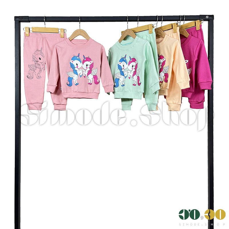 بلوز شلوار 30-35 تکشاخ دخترانه
