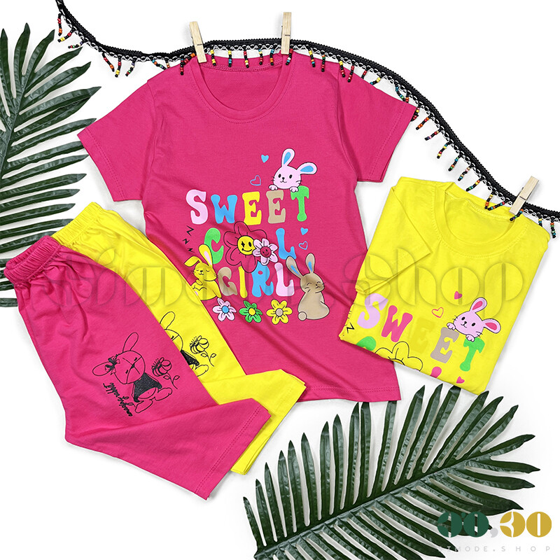 Blouses and shorts for girls