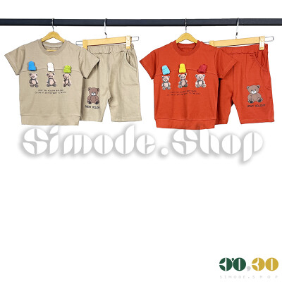 تیشرت شلوارک 40-45 تدی پسرانه